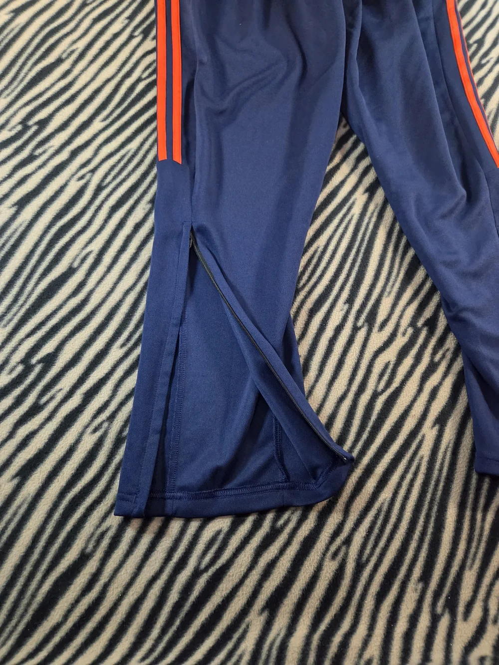 Adidas Tiro 21 Aeroready Track Pants Navy with White and Orange Size M
